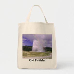 Tote Bag Vieux fidèles dans le parc national de Yellowstone
