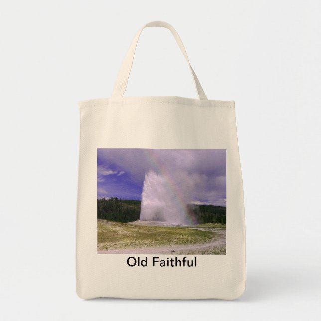 Tote Bag Vieux fidèles dans le parc national de Yellowstone (Devant)