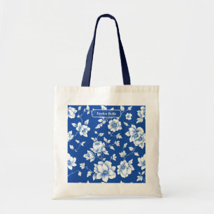 Tote Bag Vignes délicates enroulées Élégance côtière Art