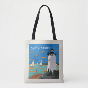 Tote Bag Vignoble de Martha, Massachusetts Phare