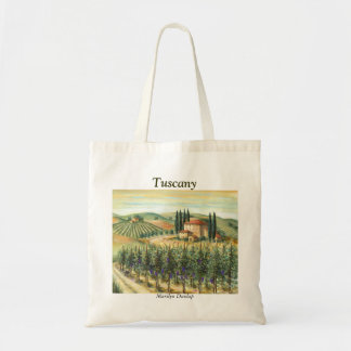 Tote Bag Vignoble et villa toscans