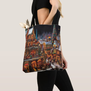 Tote Bag Village de Noël