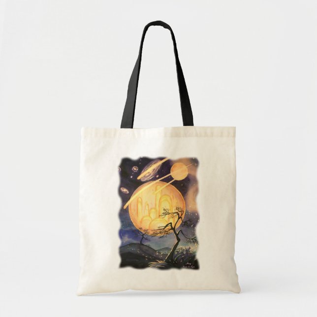 Tote Bag Ville fantastique (Devant)
