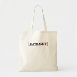 Tote Bag Ville State Pays Accueil I Love Cleveland