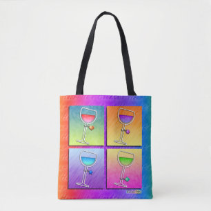 TOTE BAG VIN ART POP