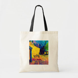 Tote Bag Vincent Van Gogh - Café Terrasse Au Night Pop Art