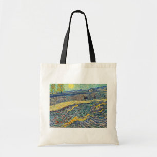 Tote Bag Vincent van Gogh - Champ avec des agriculteurs lab
