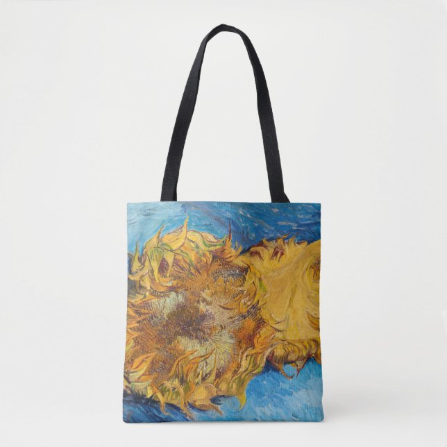 Tote Bag Vincent van Gogh - Deux tournesols coupés (Devant)