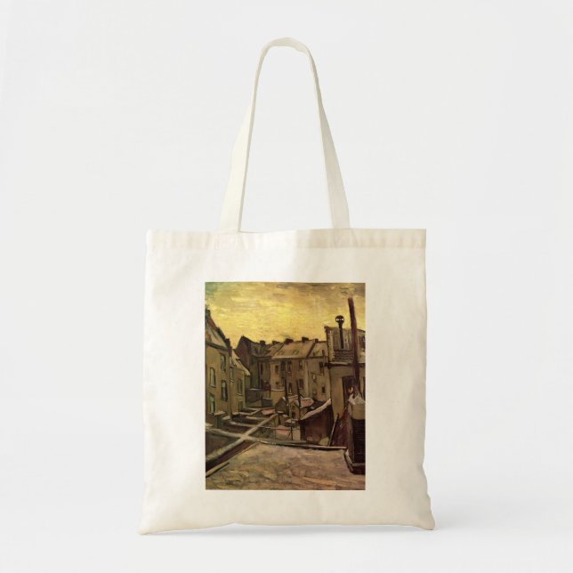 Tote Bag Vincent van Gogh, Jardins de vieilles maisons, Anv (Devant)
