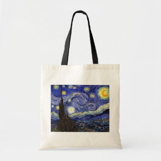 Tote Bag Vincent Van Gogh - Le Starry Night Fine Art