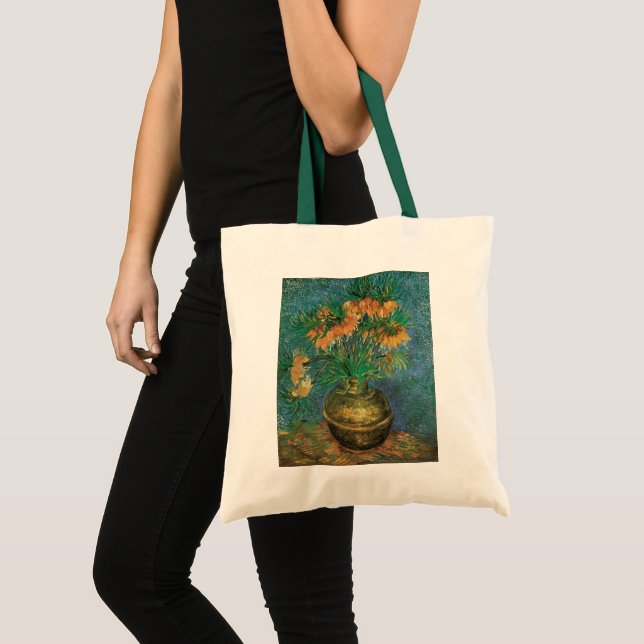 Tote Bag Vincent van Gogh - Les amitiés dans un vase en cui (Devant (produit))