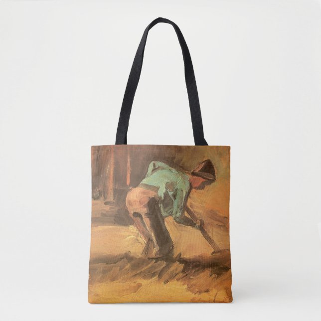 Tote Bag Vincent van Gogh - Man Stooping w Stick ou Spade (Devant)