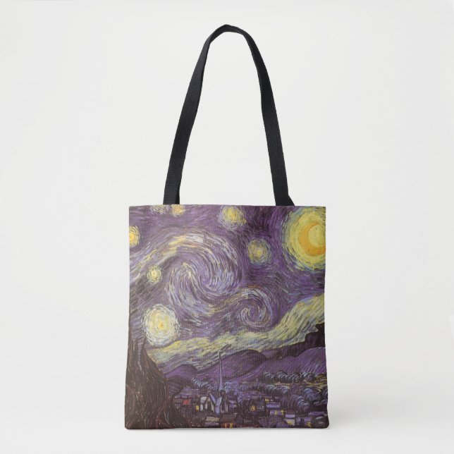 Tote Bag Vincent van Gogh - Nuit étoilée (Devant)