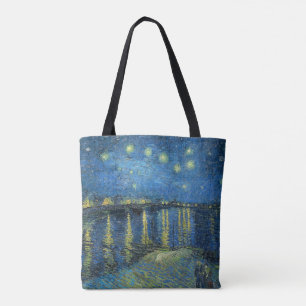 Tote Bag Vincent van Gogh - Nuit étoilée sur le Rhône