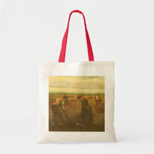 Tote Bag Vincent van Gogh - Paysans plantant des pommes de 