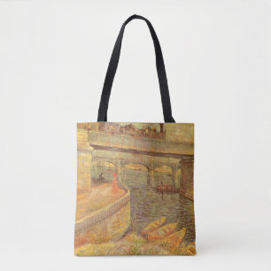 Tote Bag Vincent van Gogh Ponts de l'autre côté de la Seine