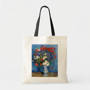 Tote Bag Vincent van Gogh - Vase avec Cornflowers & Poppies