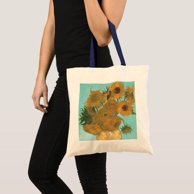 Tote Bag Vincent van Gogh - Vase avec douze tournesols (Devant (produit))