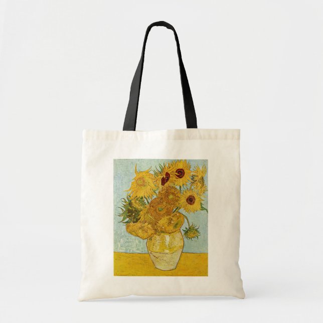 Tote Bag Vincent Van Gogh - Vase avec douze tournesols (Devant)