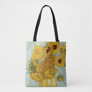 Tote Bag Vincent Van Gogh - Vase avec douze tournesols