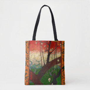 Tote Bag Vincent van Gogh - Verger de pruniers en fleurs