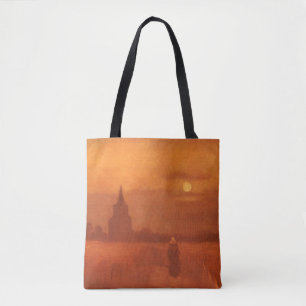 Tote Bag Vincent van Gogh - Vieille tour dans les champs