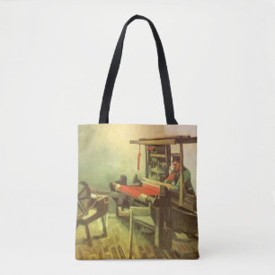 Tote Bag Vincent van Gogh Weaver face à la roue à rotation