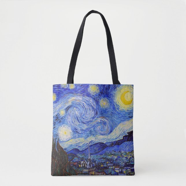 Tote Bag Vincent Willem van Gogh, “ Starry Night ” (Devant)