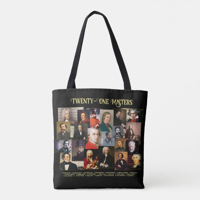 Tote Bag Vingt et un maîtres classiques (Dos)