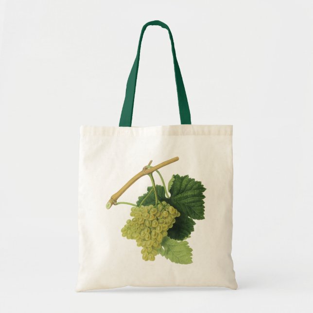 Tote Bag Vins blancs sur la vigne, fruits alimentaires Vint (Devant)