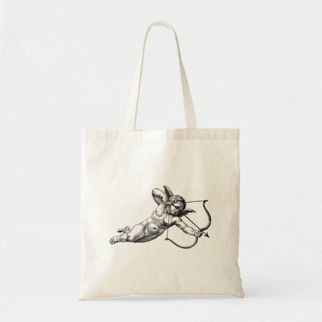 Tote Bag Vintage Cherub Cupid Love (Devant)