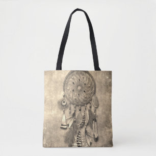 Tote Bag Vintage Dreamcatcher   Style Boho