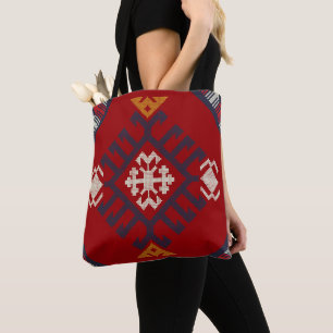 Tote Bag Vintage géométrique classique mignon style coloré