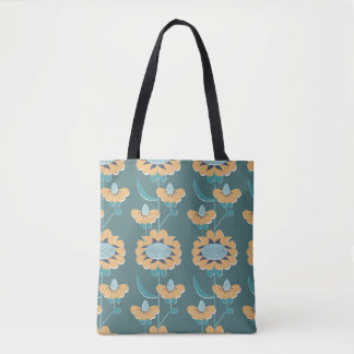 Tote Bag Vintage géométrique : Textile Nautique Motif