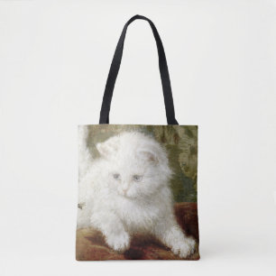 Tote Bag Vintage Henriette Ronner-Knip Curiousity