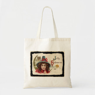 Tote Bag Vintage Jolly Halloween Witch