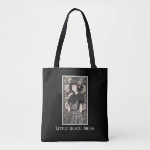Tote Bag Vintage LBD Petit Robe Noire Charme