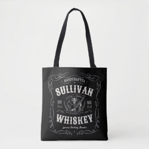 Tote Bag Vintage Liqueur AJOUTER NOM Old Grim Reaper Whiske