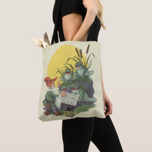 Tote Bag Vintage Music Magazine Couverture Art, Etude Frog 