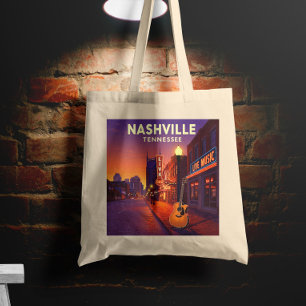 Tote Bag Vintage Nashville Tennessee