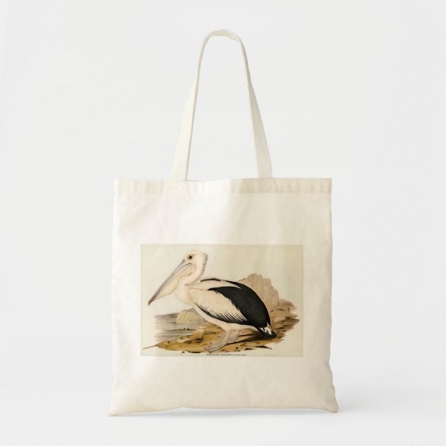 Tote Bag Vintage pélican (Devant)