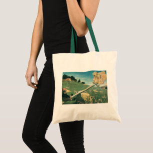 Tote Bag Vintage See Saw Margery Daw, Jessie Willcox Smith