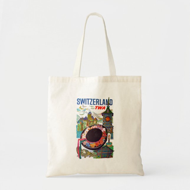 Tote Bag Vintage Suisse (Devant)