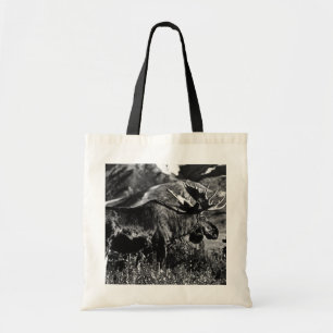 Tote Bag Vintage USA Alaska bull moose 1970