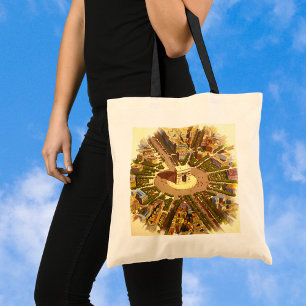 Tote Bag Vintage voyage, Arc de Triomphe Paris France