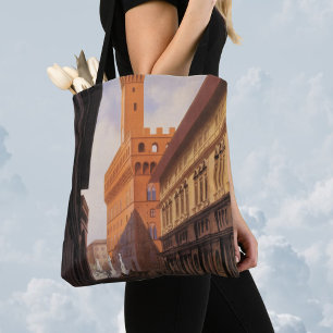 Tote Bag Vintage voyage, Firenze, Florence, Palazzo Vecchio