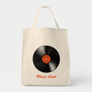 Tote Bag Vinyl Record