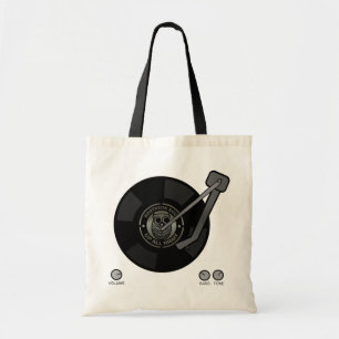 Tote Bag Vinyle du nord d'âme sur la plaque tournante