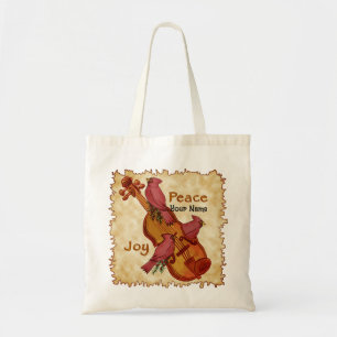 Tote Bag Violon des cardinaux