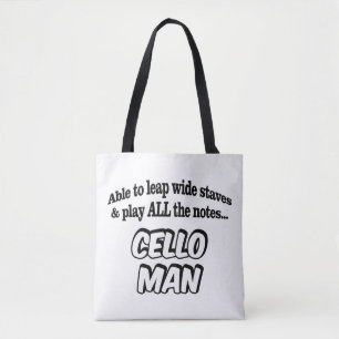 Tote Bag Violoncelle Man